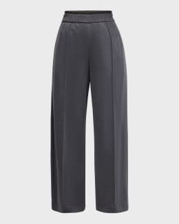 Jacquemus Le Pantalon Ovalo Pleated Wide-Leg Trousers