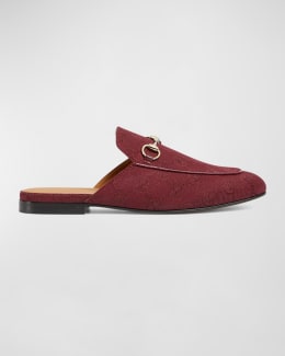 Gucci GG Supreme Horsebit Mules | Neiman Marcus