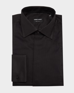 Black french cuff dress shirt discount