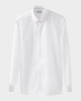 Eton Slim-Fit Twill Dress Shirt | Neiman Marcus