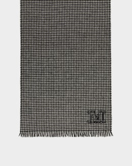 【送料&関税込】Max Mara Dalia Rectangular Scarf With Logo D Max Mara Dalia Rectangular Scarf With Logo Detail | italist