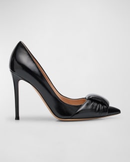 Christian Louboutin Kate Red Sole High Heel Pumps Black Neiman Marcus