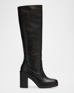 Stuart Weitzman Half N Half Bold Boots Neiman Marcus