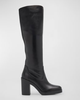 Stuart Weitzman Half N Half Bold Boots Neiman Marcus