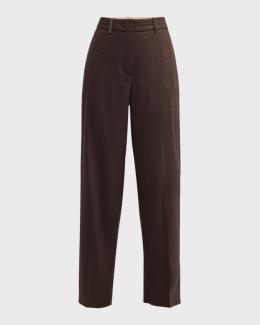 LAFAYETTE 148 NEW YORK Womens Gray Zippered Pocketed Straight leg Pants