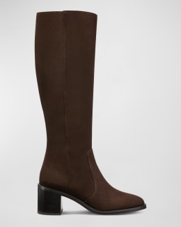 Stuart Weitzman Esme Leather Knee Boots Neiman Marcus