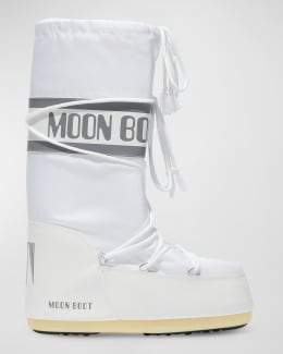 ムーンブーツ Moon Boot Track Nylon Lace-Up Snow Boots | Neiman Marcus