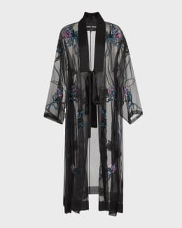 Marni Printed Straight Duster Coat | Neiman Marcus