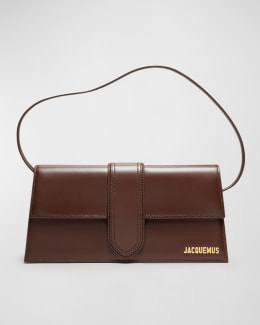 Bottega Veneta Andiamo Metallic Leather Pouch Bag | Neiman