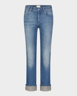 Mara Straight Mid Rise Instasculpt Ankle Ocean - DL1961 main image 0