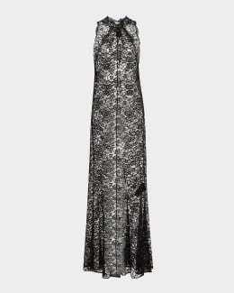 Ralph Lauren Collection Hannes Floral Print Gauze Maxi Dress