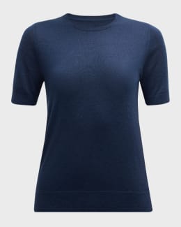Neiman Marcus Cashmere Collection Cashmere Classic V-Neck Sweater ...