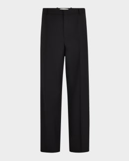 パンツ Saint Laurent FW24 Black silk pant (811445Y7I21 1000) Saint Laurent Black Silk Pant for Elegance and Style – LOZURI®