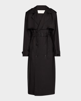 Canali Men's 90th Anniversary Melange Trench Coat | Neiman