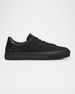 Saint Laurent Andy Leather Sneaker in Nero