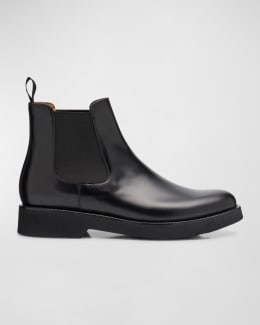 Church s Monmouth Suede Chelsea Ankle Booties Neiman Marcus