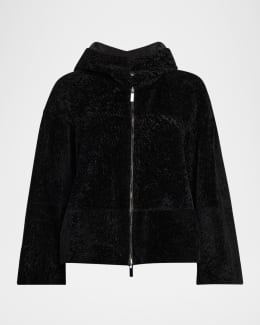 モンクレール Moncler Charmeil Jacket Moncler Charmeil Floral Hooded Jacket | Neiman Marcus