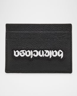 Balenciaga Men's Embossed Monogram Long Coin And Card Holder