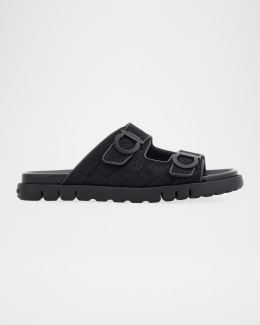25SS new/alexander mcqueen プラットフォームクロッグ Clogs McQueen Men's Stone Leather Platform Clogs | Neiman Marcus