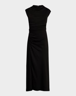 ◆SIMKHAI◆Aldina Sleeveless Jersey Midi Dress◆ SIMKHAI Aldina Sleeveless Jersey Midi Dress | Neiman Marcus