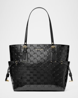 MICHAEL Michael Kors Temple Monogram Logo Tote Bag | Neiman