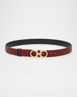 Valentino Garavani V-Logo Signature Reversible Leather