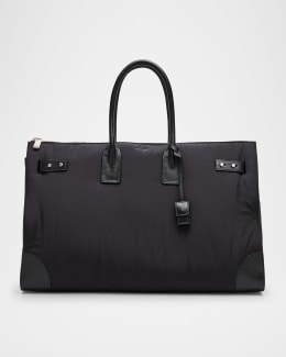 Saint Laurent Men's Nuxx Quilted Leather Duffel Bag | Neiman