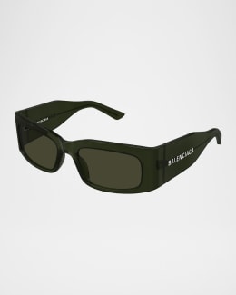 高級感 YSL Laurent Saint Acetate Marcus Neiman | Sunglasses Oval ジャケット・アウター