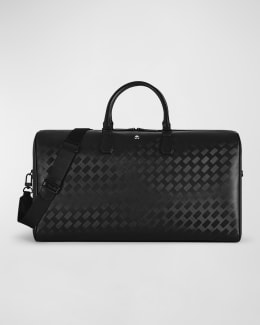 ZEGNA Men's Holdall 55 Leather Duffel Bag | Neiman Marcus