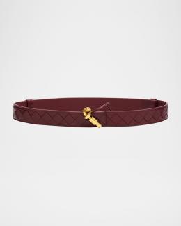Bottega Veneta Woven Leather Belt With Wallet | Neiman Marcus display picture 1