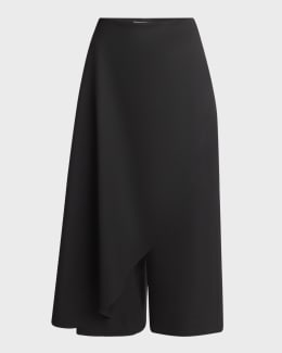 ALAIA Zipper Spiral Straight-Leg Pants | Neiman Marcus