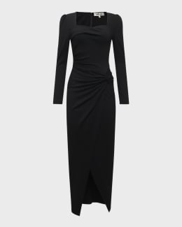 Diane von Furstenberg Regina Pleated Tiered Midi Shirtdress