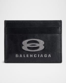 Balenciaga Men's Cash iPhone Magnet Card Holder | Neiman Marcus