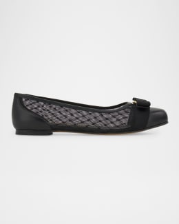 フラットシューズ FERRAGAMO 'Linette' ballet flats Ferragamo | Linette black ballet flats | Savannahs