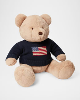 Ralph Lauren Childrenswear Kid's Large Flag Sweater Plush