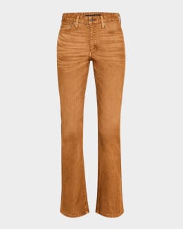 KHAITE Vivian cropped high-rise bootcut jeans | THE OUTNET