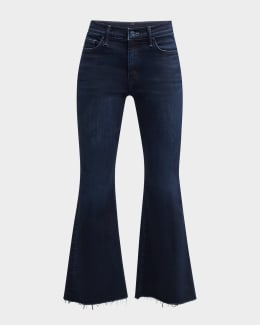 MOTHER The Insider Crop Step Fray Jeans | Neiman Marcus
