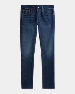 【関税＆送料込み】Jacquemus Straight Jeans In Dark Blue De Jacquemus Men's Straight-Leg Jeans | Neiman Marcus