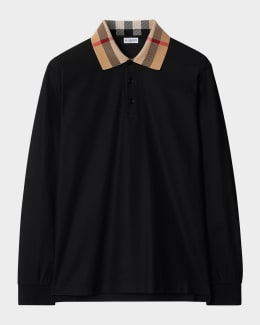 Burberry Men's Cotton Pique Year of the Horse Polo Shirt | Neiman