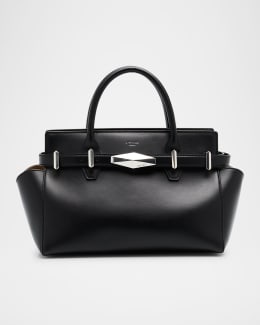 JIMMY CHOO■Leather Top Handle Bag■ハンドルバッグ Diamond Belted Leather Top-Handle Bag | Neiman Marcus