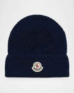 【関税＆送料込み】Moncler Ribbed Hat Moncler Men's Ribbed Cashmere Beanie | Neiman Marcus