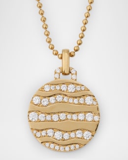 Graziela Small Floating Diamond Necklace in White Gold