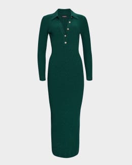 rat and boa ophelia dress green Rat + Boa | Ophelia Dress - Emerald main image 0
