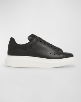 Karl Lagerfeld Paris Men's Low-Top Printed Leather Sneakers