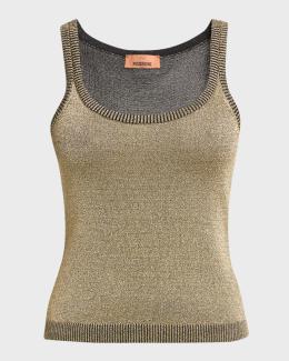Splendid Women's Esme Paillette Tank Top - Hand-Embellished Sparkle Top, 100% Cotton - View #5