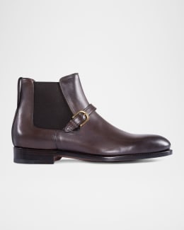 ブーツ SANTONI EASY CHELSEA BOOTS IN POLISHED LEATHER 0400021617361_BLACK?wid=600&