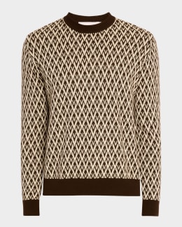 Valentino Grey Cashmere Rockstud Sweater Size M | Yoogi's Closet