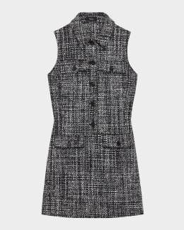 パーティードレス FABIANA FILIPPI Mini dress in tweed-effect yarn Fabiana Filippi Mini Dress In Tweed-effect Yarn Fabiana Filippi