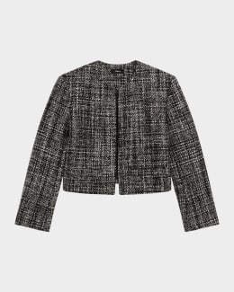 Theory Clean Tweed Jacket | Neiman Marcus