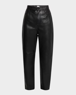 Leather pants neiman marcus top